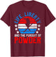 American Ski Shirt Funny Skier & Skiing Lover July 4th Gift Kids Men T-Shirt - T-Shirt | Maroon