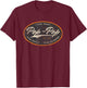 Vintage Pop Pop New Grandpa Est. 2019 The Man Myth Legend T-Shirt - T-Shirt | Maroon
