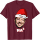 Impractical Jokers Black Santa Cartoon T-Shirt - T-Shirt | Maroon