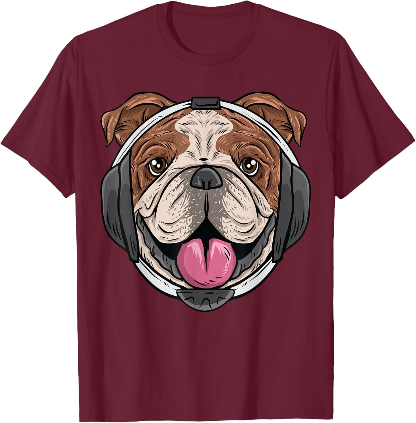 Funny Wrestling Shirt American bulldog shirt for kids gifts T-Shirt - T-Shirt | Maroon