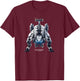 Horizon Zero Dawn Dino Machine T-Shirt - T-Shirt | Maroon