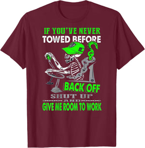 Proud Tow Truck Operator T-Shirt - T-Shirt | Maroon