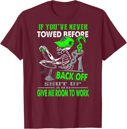 Proud Tow Truck Operator T-Shirt - T-Shirt | Maroon