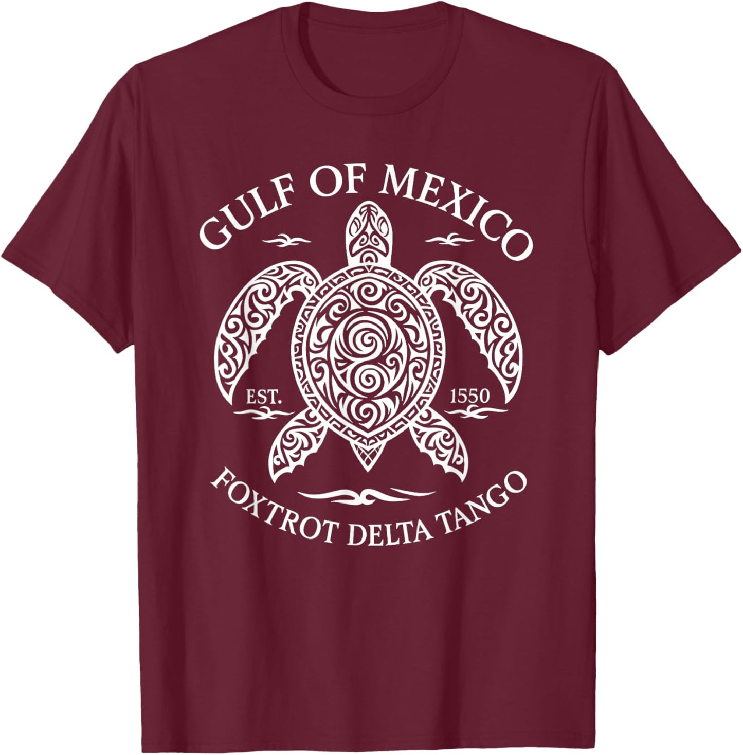 Not US America Foxtrot Delta Tango T-Shirt - T-Shirt | Maroon