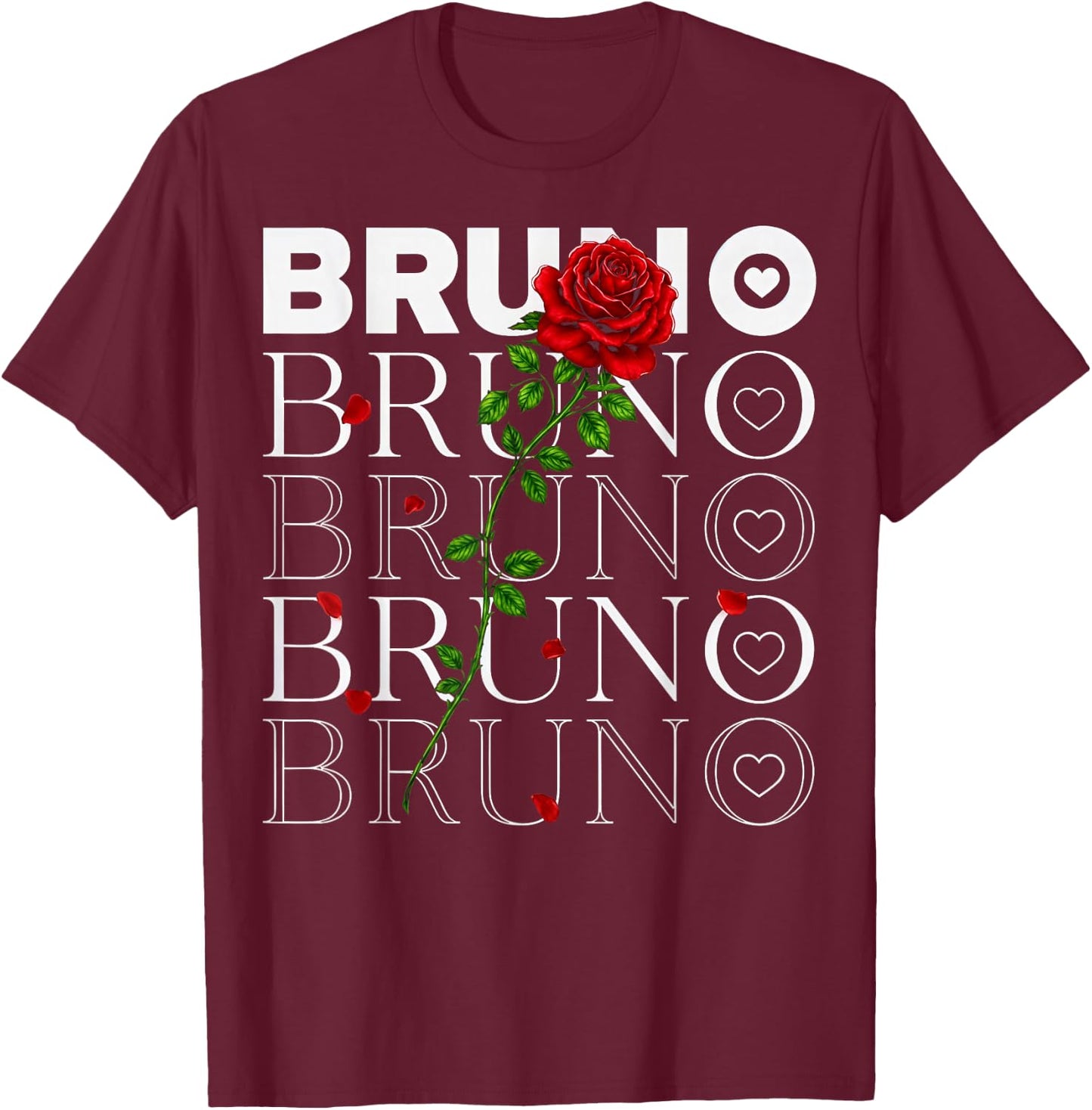 Vintage Bruno Name Classic Gifts Women Kids T-Shirt - T-Shirt | Maroon