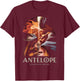 Arizona Canyon Hiking Antelope Canyon T-Shirt - T-Shirt | Maroon
