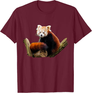 Red Panda T-Shirt - T-Shirt | Maroon