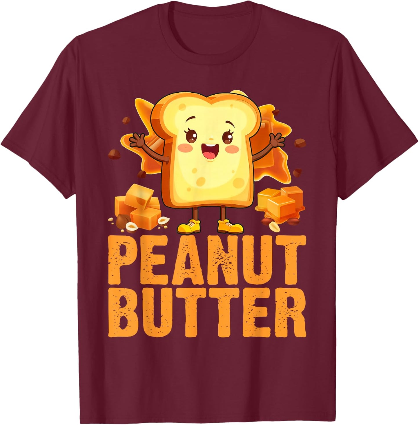 Peanut Butter Matching Peanut Butter Costume T-Shirt - T-Shirt | Maroon