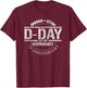 WW2 D-Day 75th Anniversary 1944-2019 Omaha Utah Beach D-Day Men Women T-Shirt - T-Shirt | Maroon