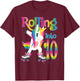 Rolling Into 10 years Lets Roll I'm Turning 10 Roller Skate T-Shirt - T-Shirt | Maroon