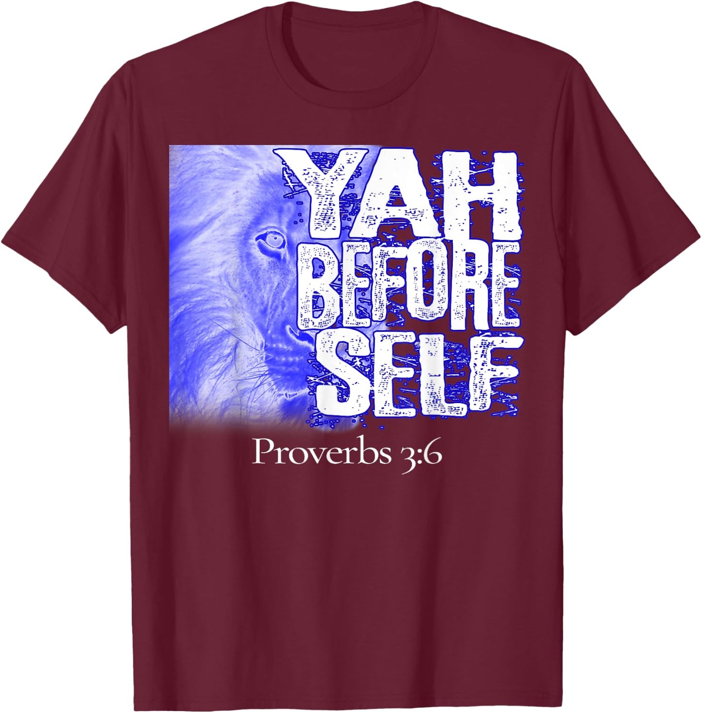 Hebrew Israelite Yahudah Tribe Judah Yah Before Self T-Shirt - T-Shirt | Maroon