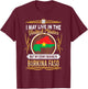 Burkina Faso live in united states T-Shirt - T-Shirt | Maroon