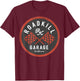 Motortrend Roadkill Garage Flags - Men's Classic Fit Black Small Short Sleeve T-Shirt - T-Shirt | Maroon