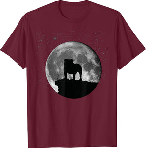 English Bulldog British Bulldog Men Women Kids T-Shirt - T-Shirt | Maroon