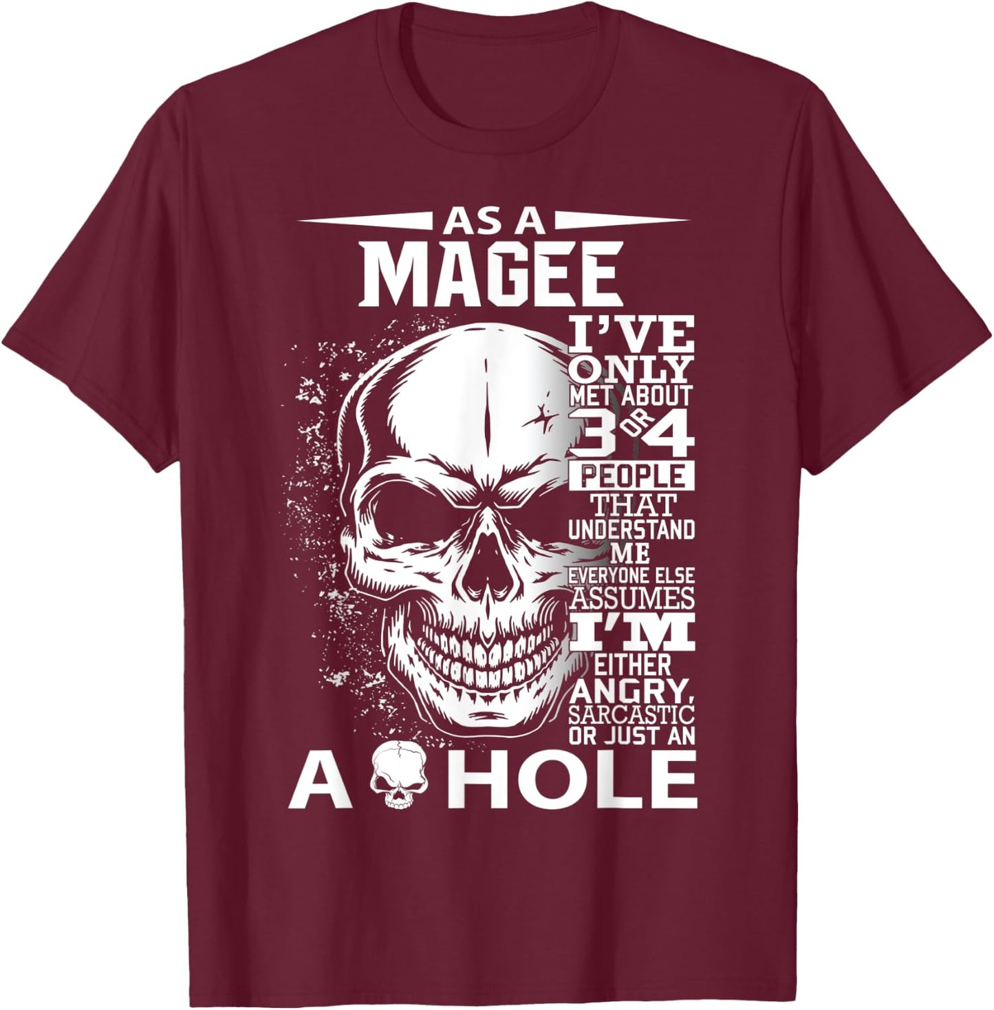 MAGEE Definition Personalized custom name loving kind T-Shirt - T-Shirt | Maroon
