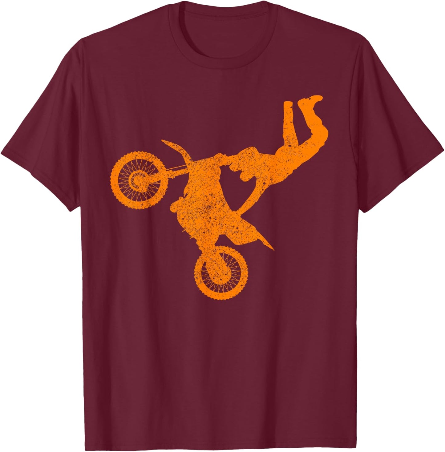 DIRT BIKE FREESTYLE | Motocross Enduro T-Shirt - T-Shirt | Maroon