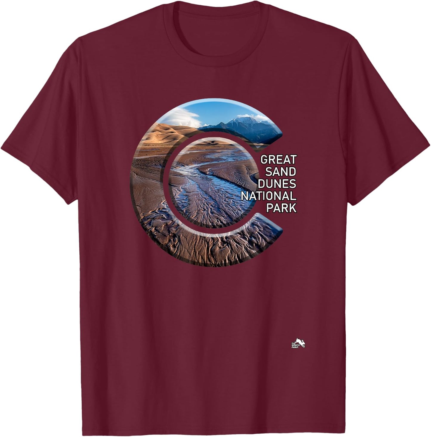 Great Sand Dunes National Park T-Shirt - T-Shirt | Maroon