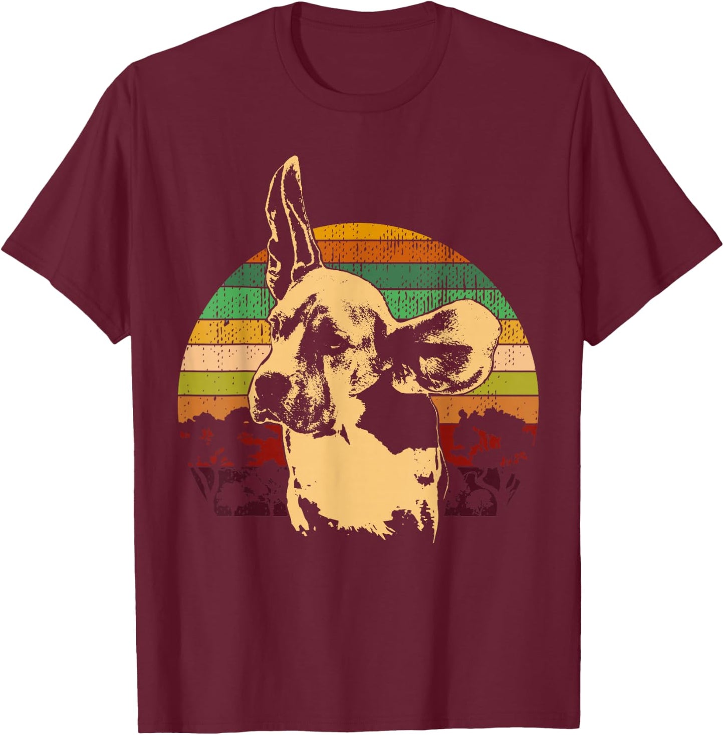 Beagle Dog T-Shirt - T-Shirt | Maroon
