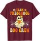 Funny Halloween Ghost Team Preschool Boo Crew Group T-Shirt - T-Shirt | Maroon