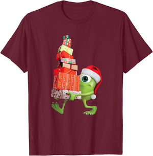 Disney PIXAR Monsters University Santa Mike Holiday T-Shirt - T-Shirt | Maroon