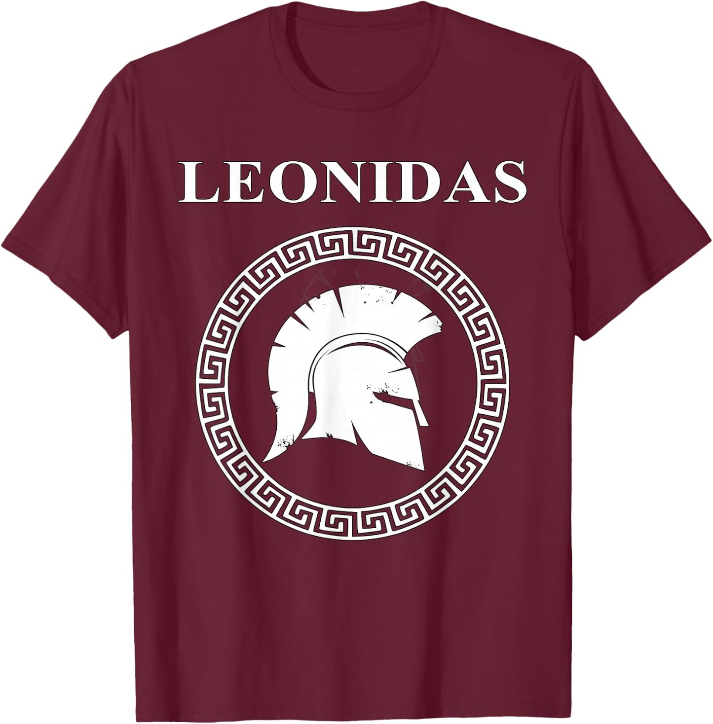 Leonidas King of Sparta T-Shirt - T-Shirt | Maroon