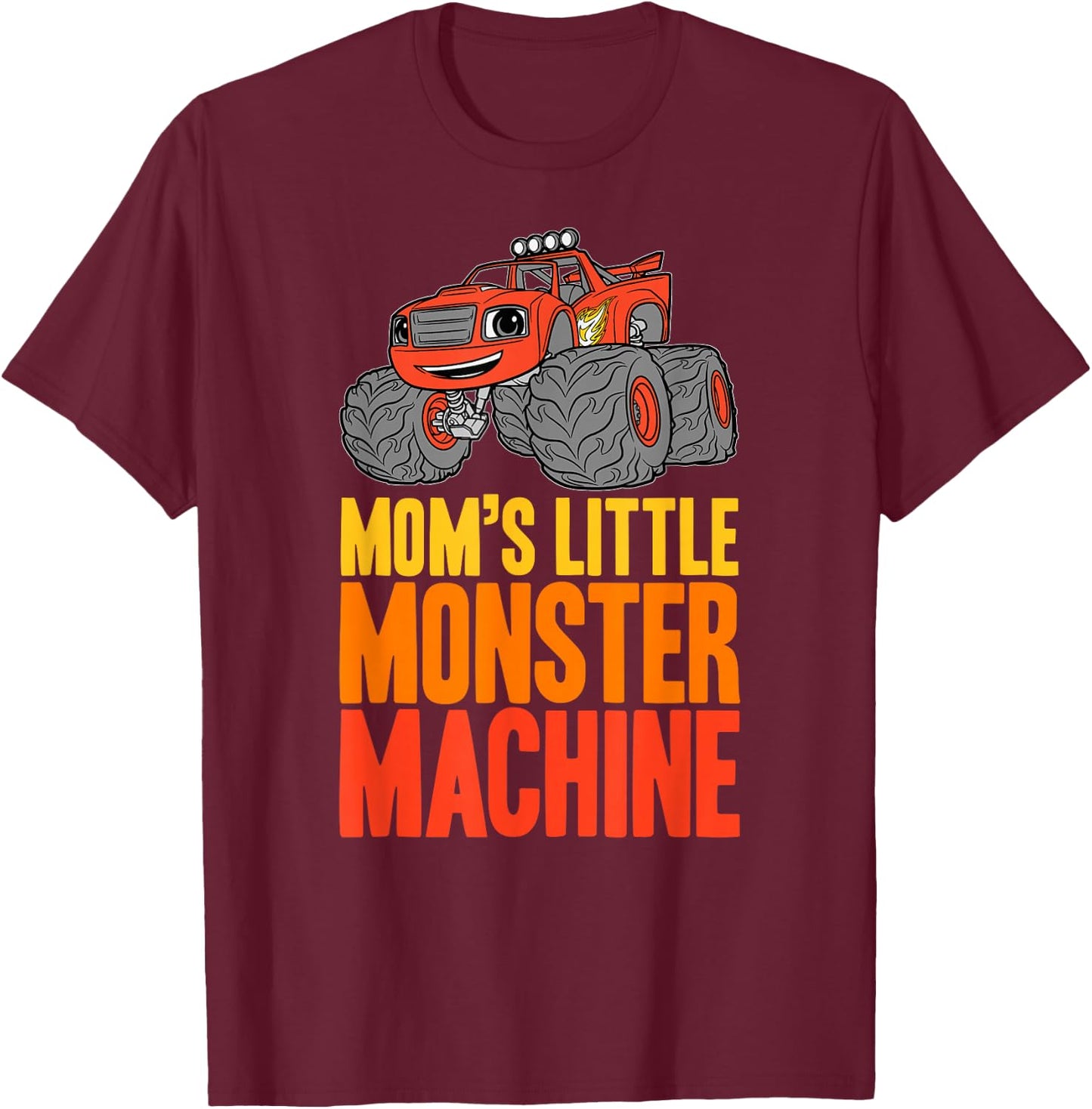 Blaze - and the Monster Machines Mom's Lil Monster T-Shirt - T-Shirt | Maroon