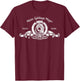 MGM Classic Lion White Logo T-Shirt - T-Shirt | Maroon