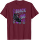 Black Panther - Racing Inspired T-Shirt - T-Shirt | Maroon
