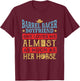 Barrel Racing Boyfriend Barrel Racer Boyfriend T-Shirt - T-Shirt | Maroon