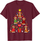 Nova Scotia Tolling Retriever Christmas Dog Gift Men Women Kids T-Shirt - T-Shirt | Maroon