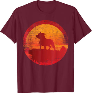Pitbull Terrier APBT Dog Breed Women Girls Kids T-Shirt - T-Shirt | Maroon