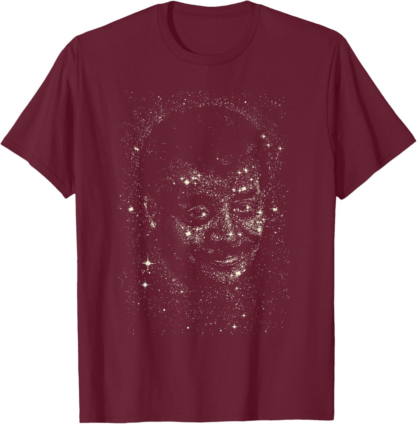 Neil deGrasse Tyson Stars and Milky Way T-Shirt - T-Shirt | Maroon