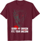 Sorry My Dragon Ate Your Unicorn T-Shirt - T-Shirt | Maroon