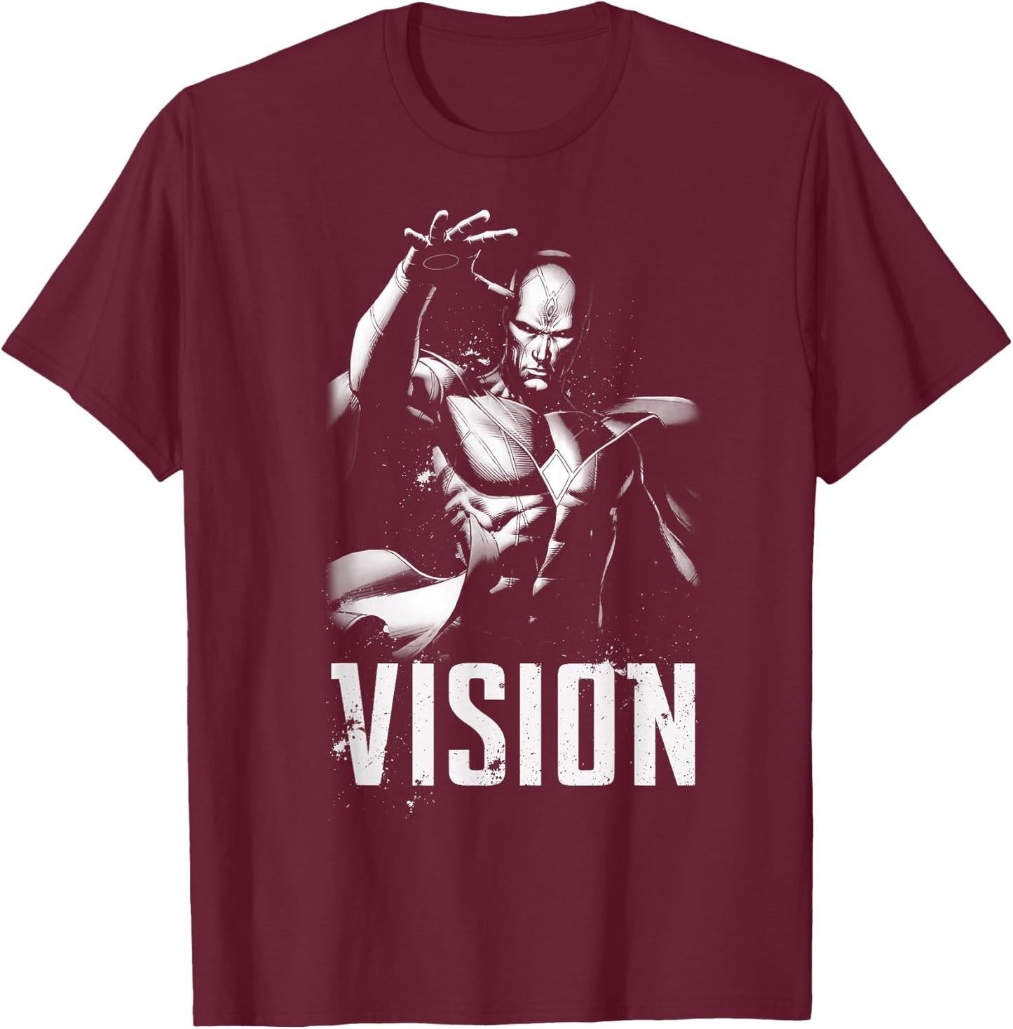 Marvel Vision The Avengers Supernatural Alien Friend T-Shirt - T-Shirt | Maroon