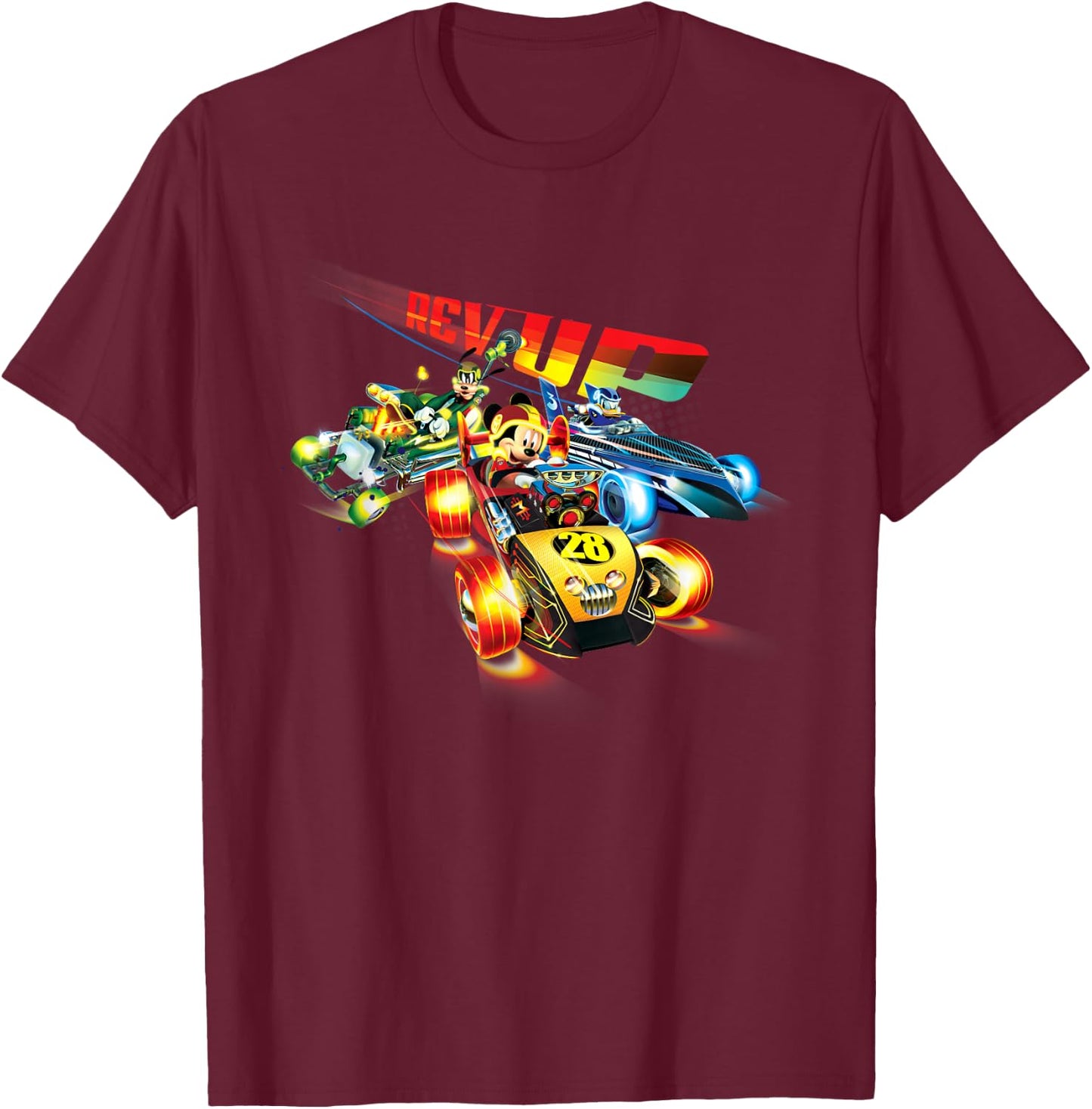 Disney - Mickey and the Roadster T-Shirt - T-Shirt | Maroon