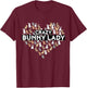 Crazy Bunny Lady Funny Rabbit T-Shirt - T-Shirt | Maroon