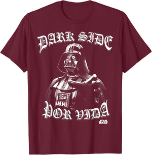 Star Wars Darth Vader Dark Side Por Vida Graphic T-Shirt - T-Shirt | Maroon