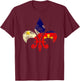 Louisiana Cajun Proud Acadiana Flag Distressed Fleur T-Shirt - T-Shirt | Maroon
