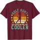 Golf Aunt | Funny Female Golfer Gift Golfing Lover T-Shirt - T-Shirt | Maroon