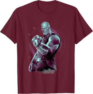 Marvel Infinity War Thanos Gauntlet Flex Graphic T-Shirt - T-Shirt | Maroon