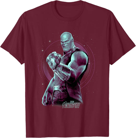 Marvel Infinity War Thanos Gauntlet Flex Graphic T-Shirt - T-Shirt | Maroon