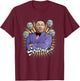 TTS- The Three Stooges Curly: Soitenly! T-Shirt - T-Shirt | Maroon