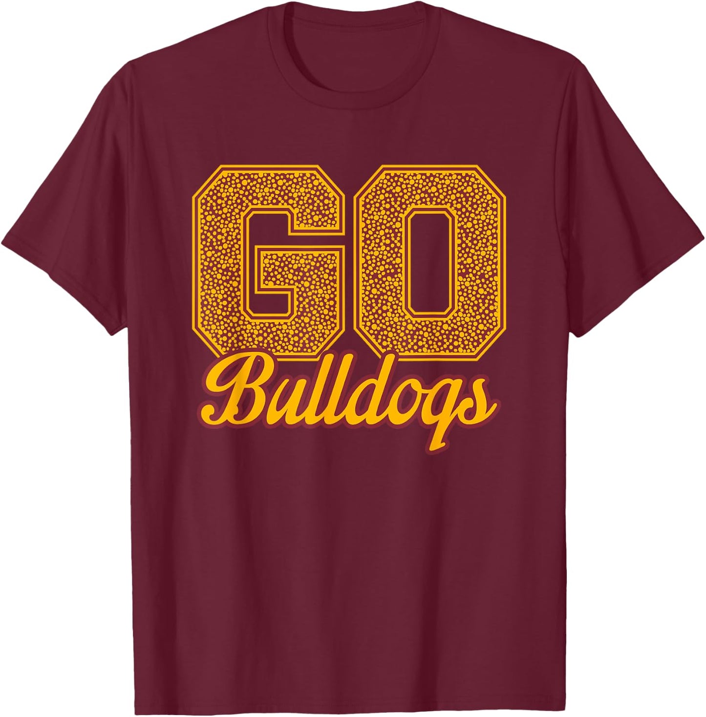 Glassboro Bulldogs GO! School Pride T-Shirt - T-Shirt | Maroon
