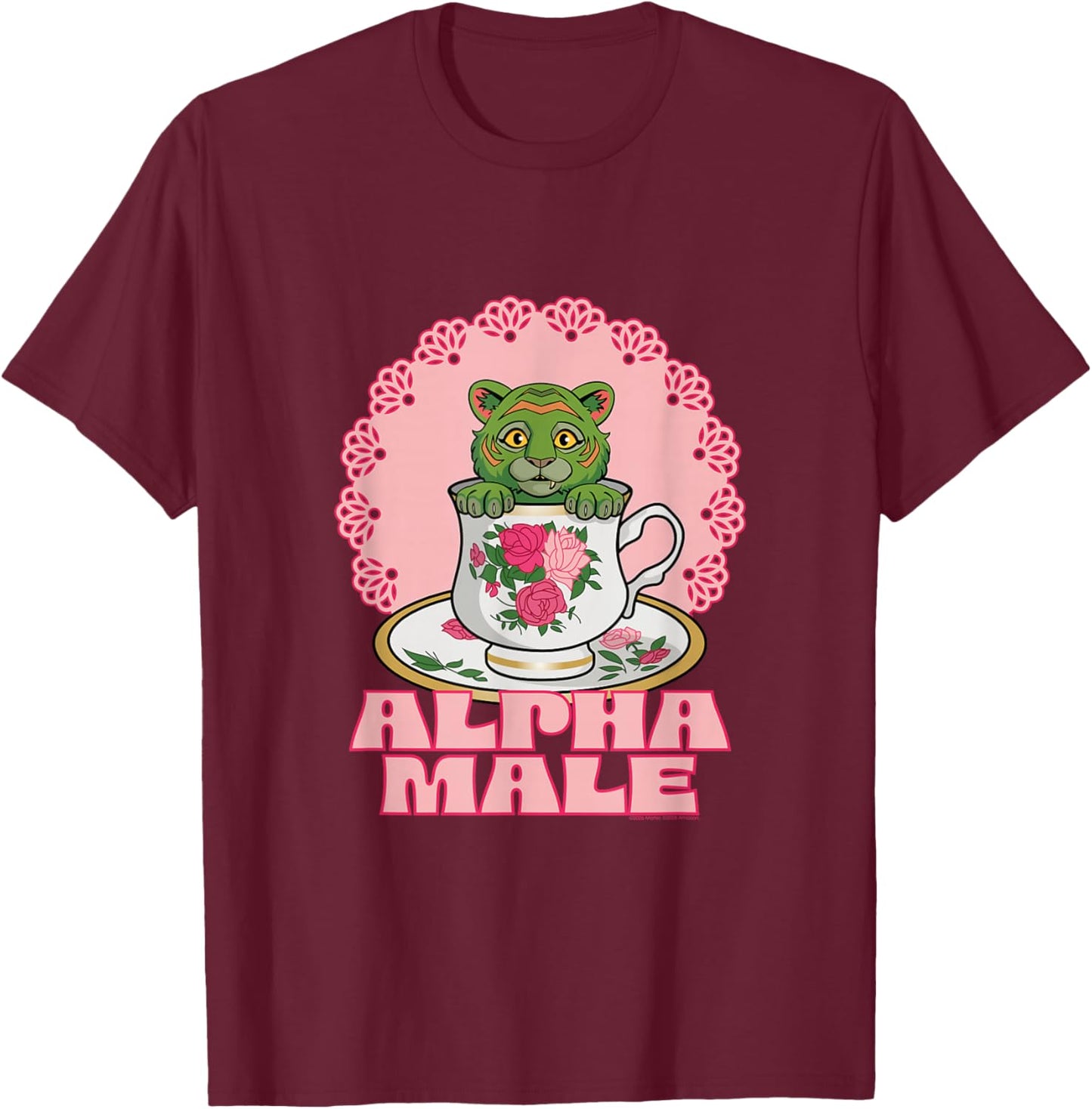 Masters of the Universe Alpha Male T-Shirt - T-Shirt | Maroon