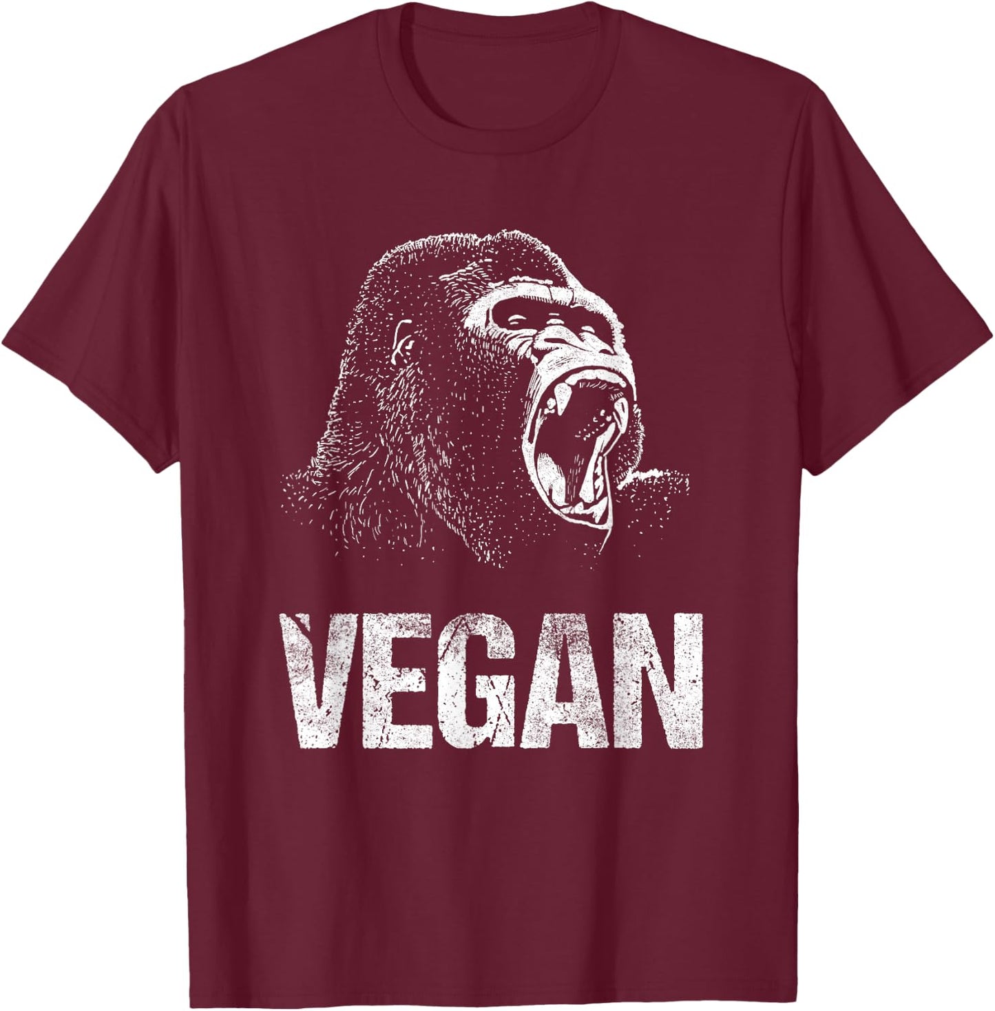 Vegan / Cool Vegetarian Food T-Shirt - T-Shirt | Maroon