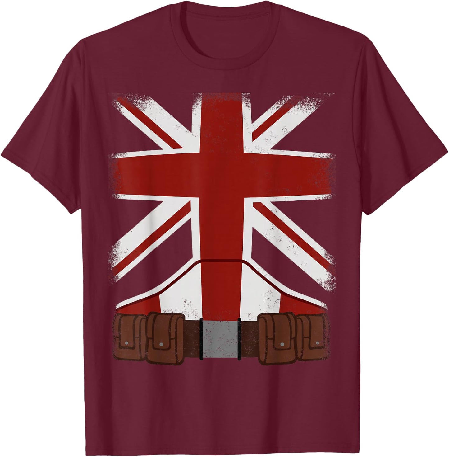 Marvel What IF...? Captain Carter Costume T-Shirt - T-Shirt | Maroon