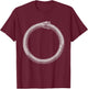 Ouroboros Uroboros Circle Serpent Snake Vintage Woodcut T-Shirt - T-Shirt | Maroon