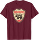 Vintage Yosemite National Park Bear Badge Retro Shirt T-Shirt - T-Shirt | Maroon