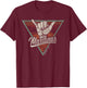 Retro Shaka Marianas Shirt - CNMI T-Shirt - T-Shirt | Maroon