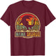 Vintage Retro Mama Saurus SeaRex Mosasaurus Dinosaur Women T-Shirt - T-Shirt | Maroon